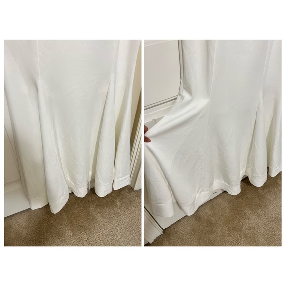 Cololura Sexy Long Off Shoulder Ruffles Stringy Selvedge Mermaid Bodycon Dress - Picture 6 of 15